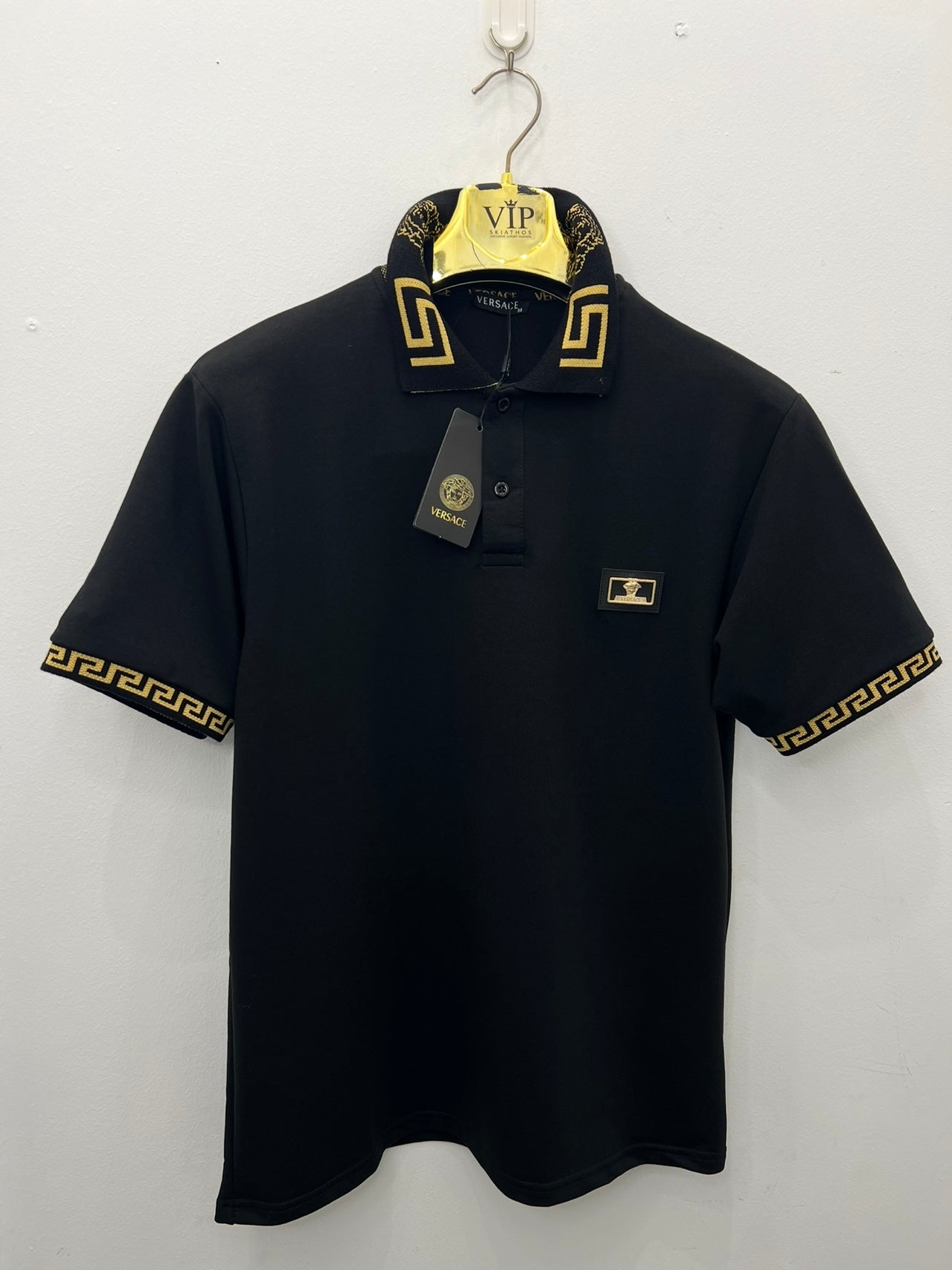 Polo Μπλούζα 3A Versace Μαύρη