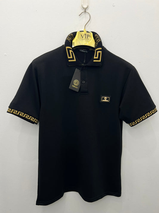 Polo Μπλούζα 3A Versace Μαύρη