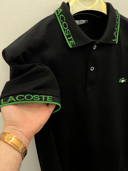 Polo T-Shirt Μπλούζα Lacoste Μαύρη