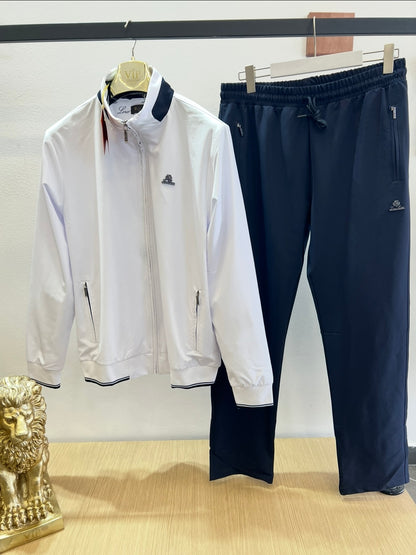 Σετ Loro Piana Tracksuit Λευκό/Μπλέ WindProof