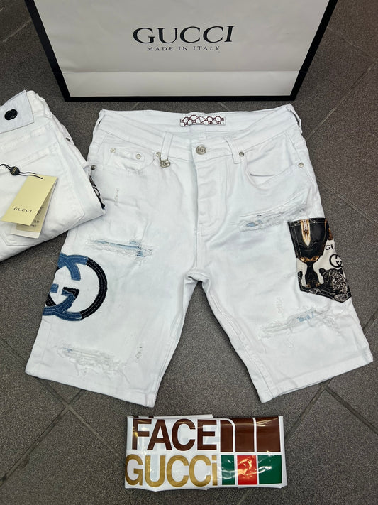 Jean Βερμούδα Gucci Άσπρη 3Α
