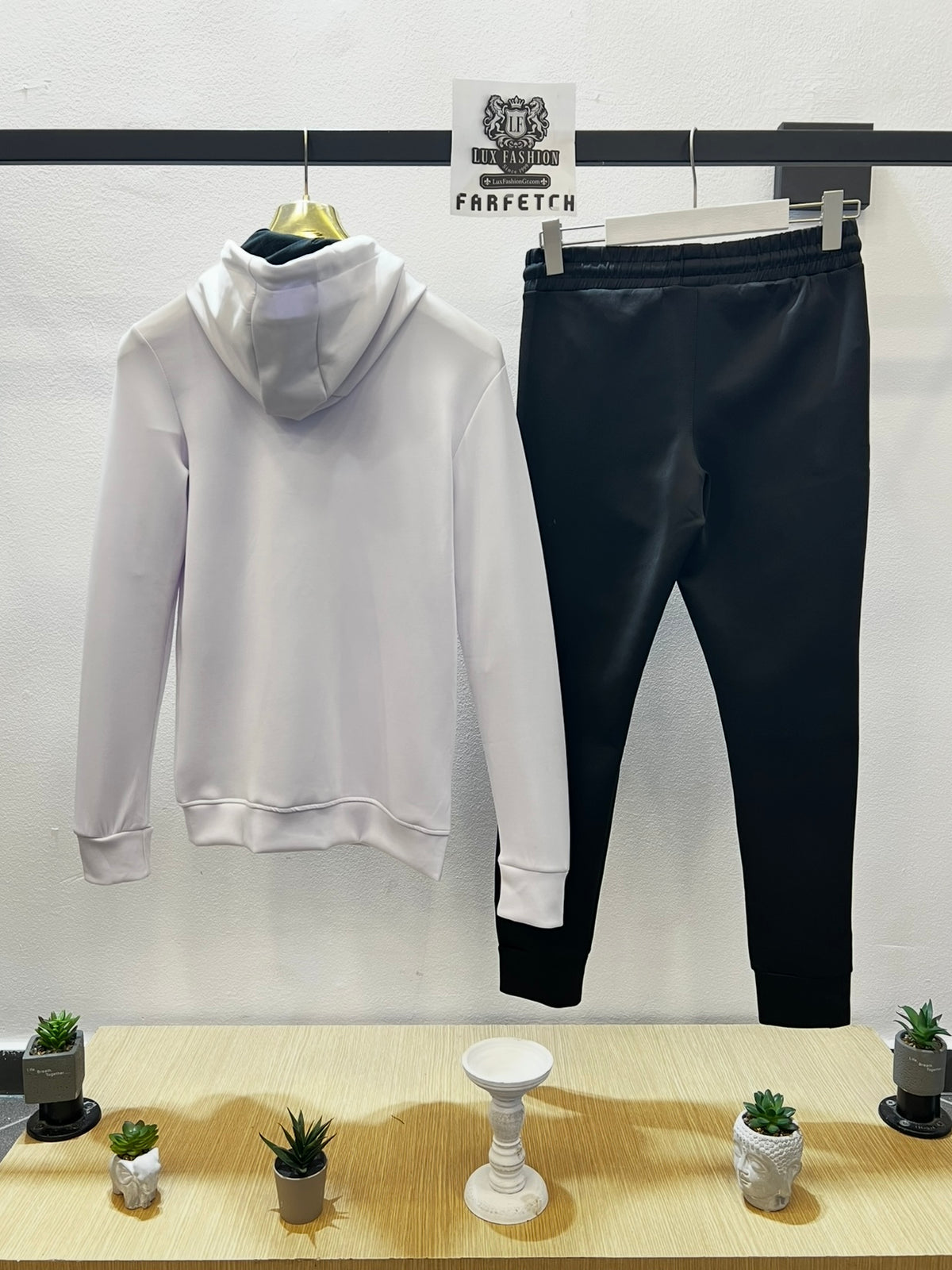Φόρμα Ralph Lauren Dry Fit Tracksuit Λευκό/Μαύρο