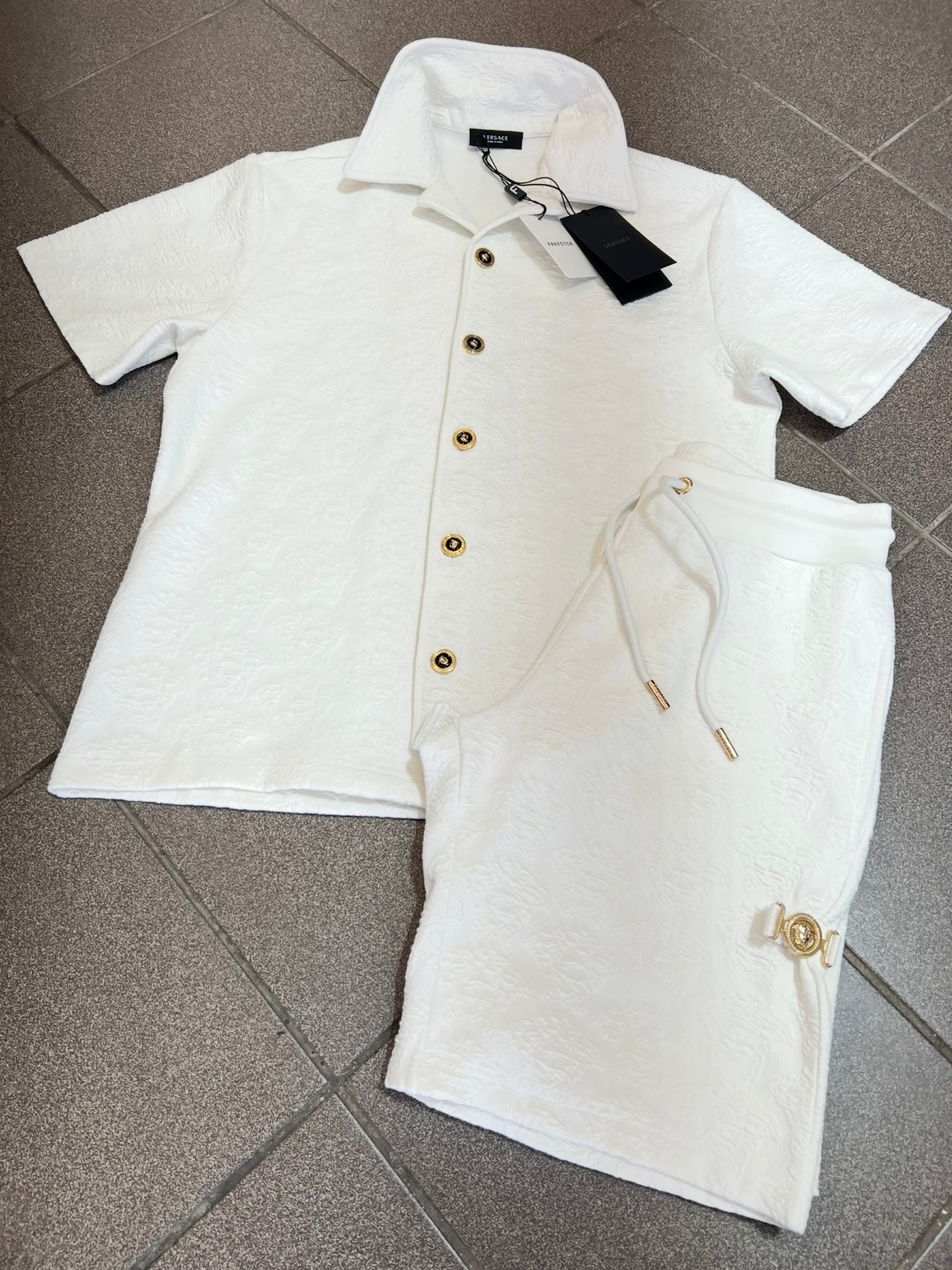 Summer Σετ 3Α Versace Άσπρο