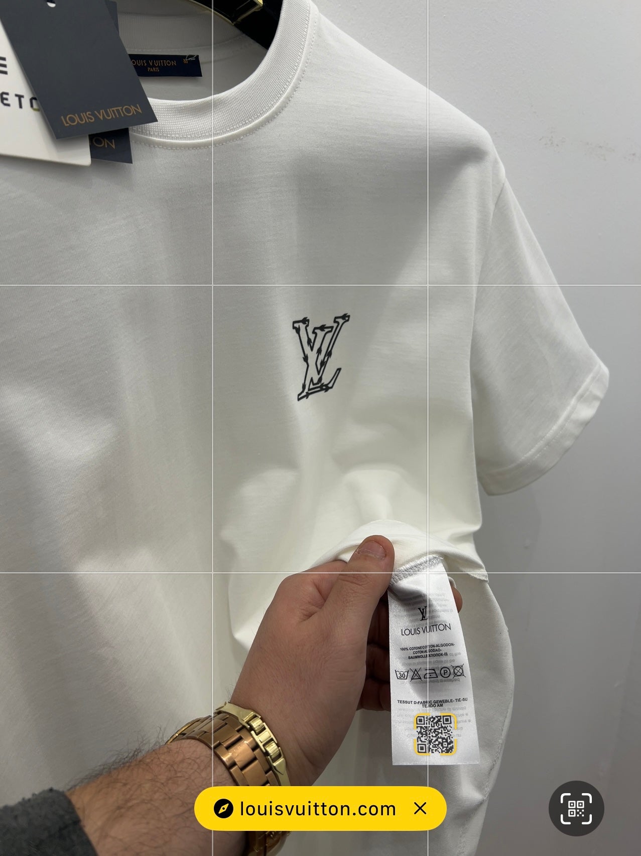 T-Shirt 3A Άσπρο Louis VTN Cr