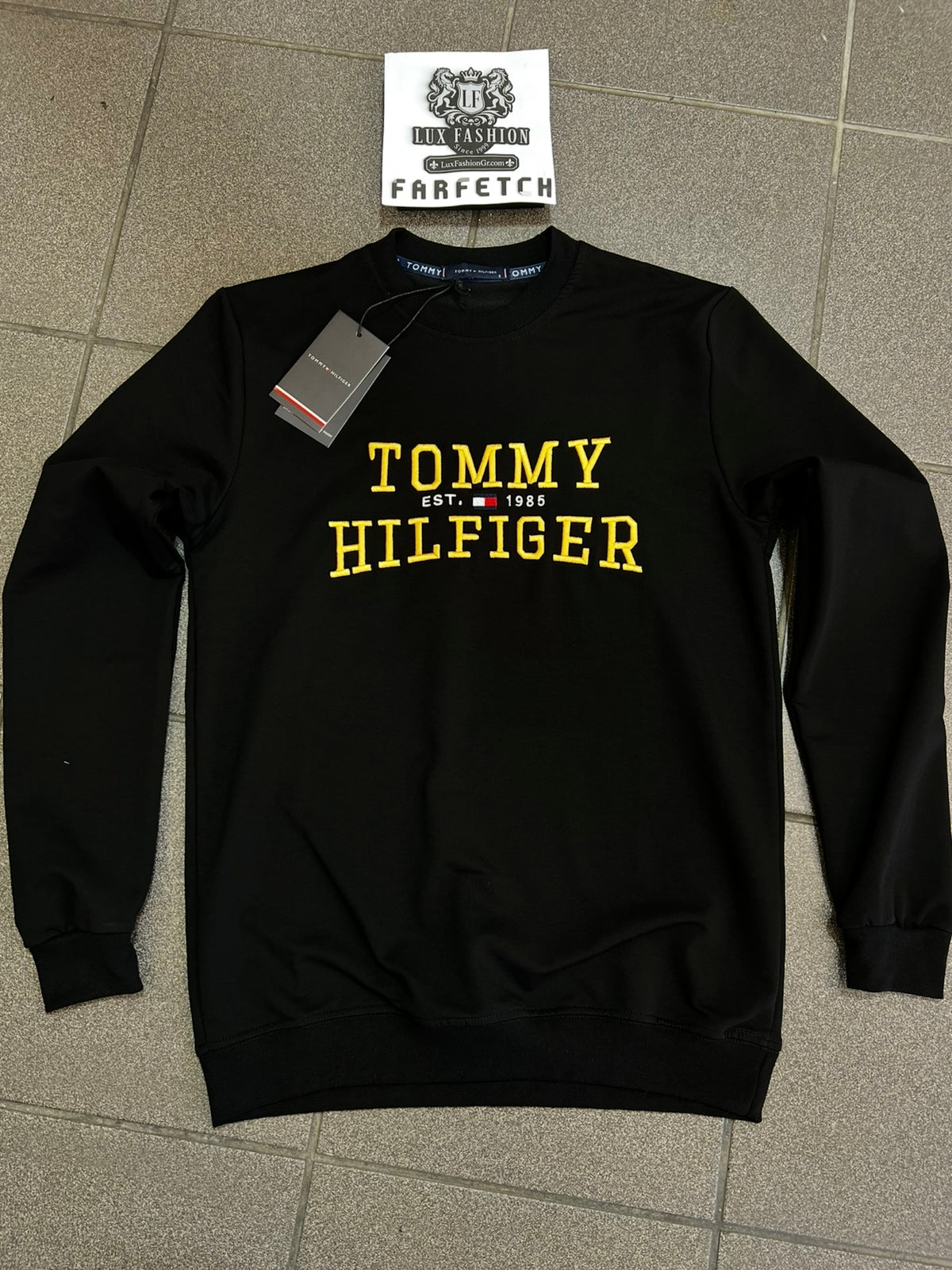 Μπλούζα Tommy Hilfiger LongSleeve Μαύρη