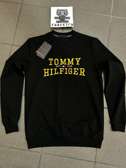 Μπλούζα Tommy Hilfiger LongSleeve Μαύρη