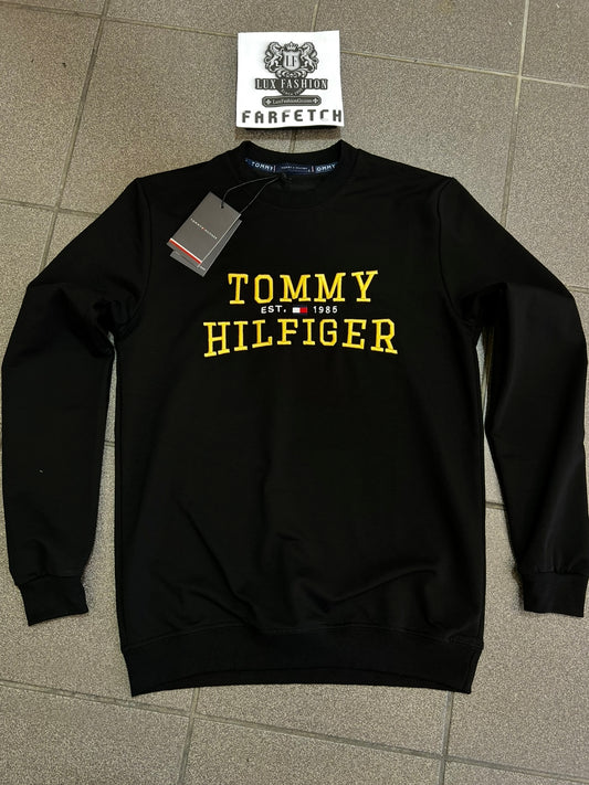 Μπλούζα Tommy Hilfiger LongSleeve Μαύρη