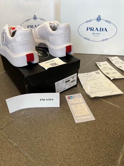 Sneaker Παπούτσι Prada Λευκό