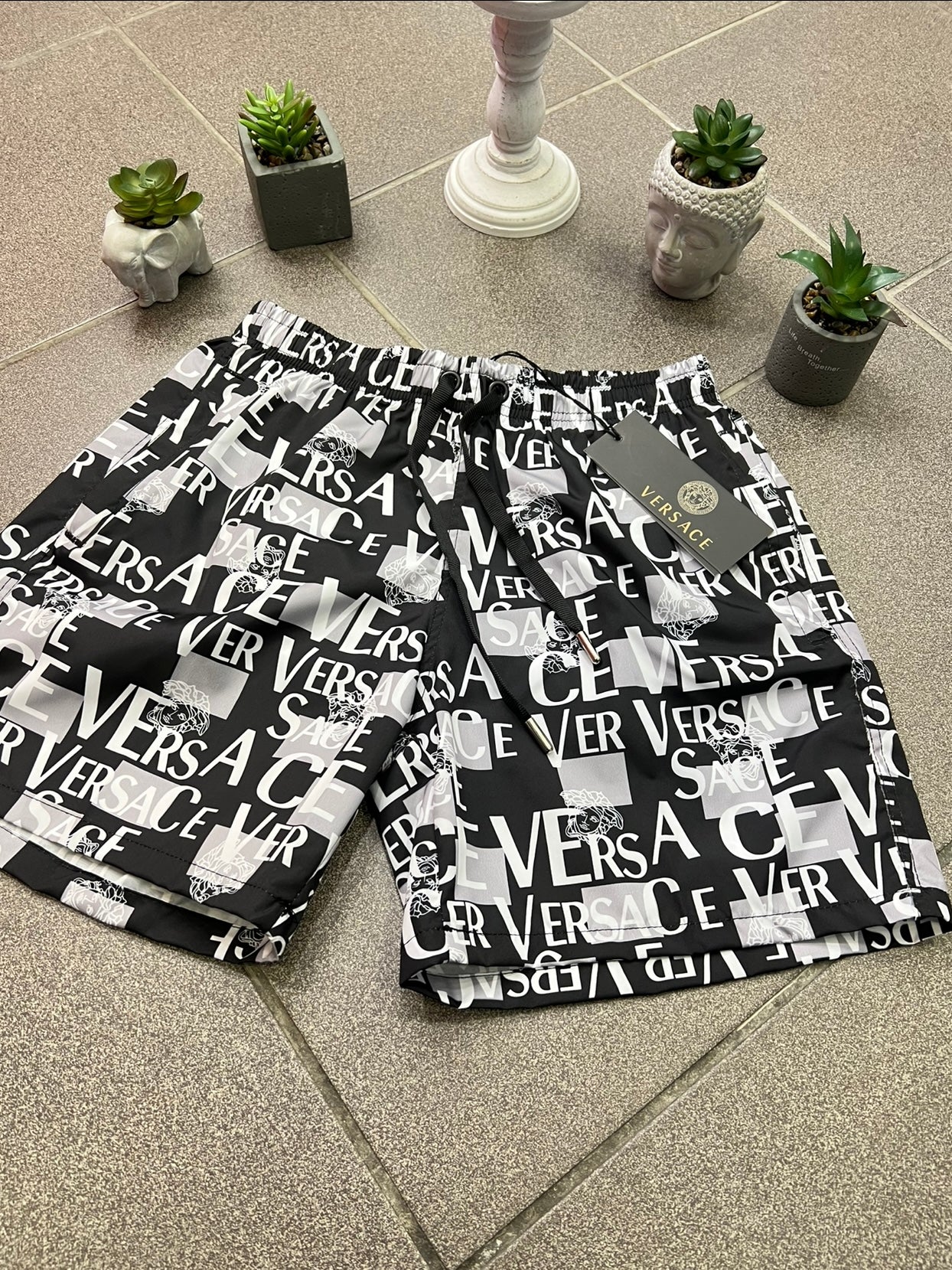 Versace Μαγιό Black Swimwear