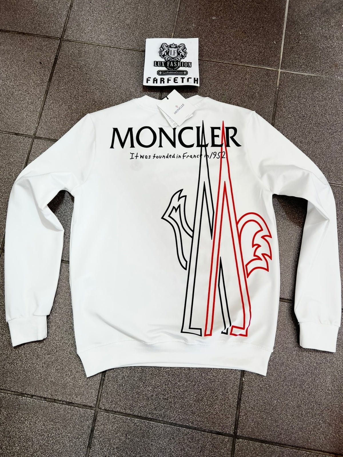Μπλούζα Moncler LongSleeve Άσπρη