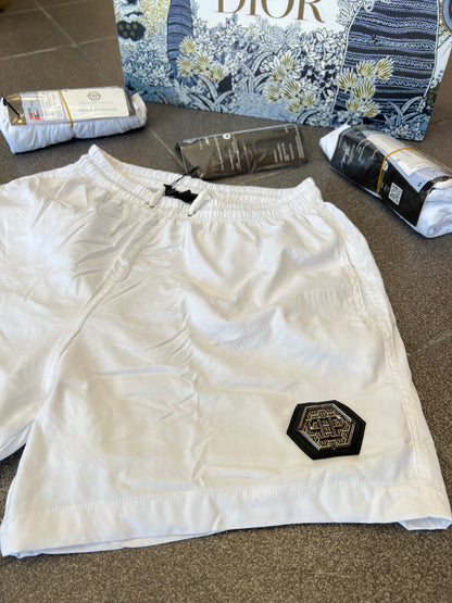 Μαγιό Philip Plein Swimwear Άσπρο