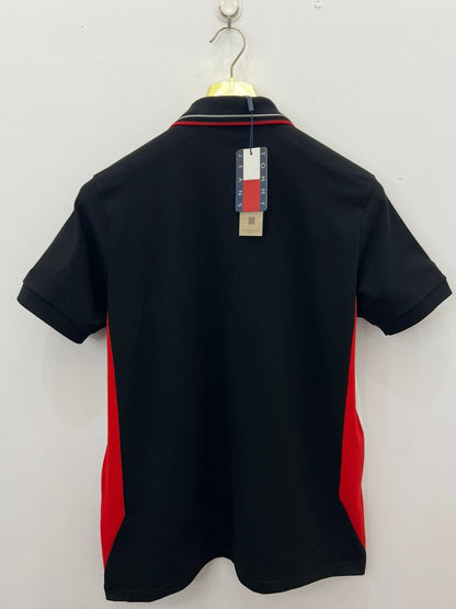 3A Polo Μαύρο Tommy Hilfiger Pique