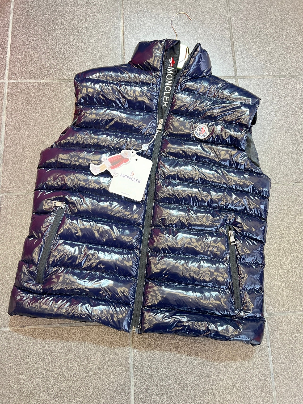 Vest Γιλέκο Moncler Μπλέ Maya 3Α