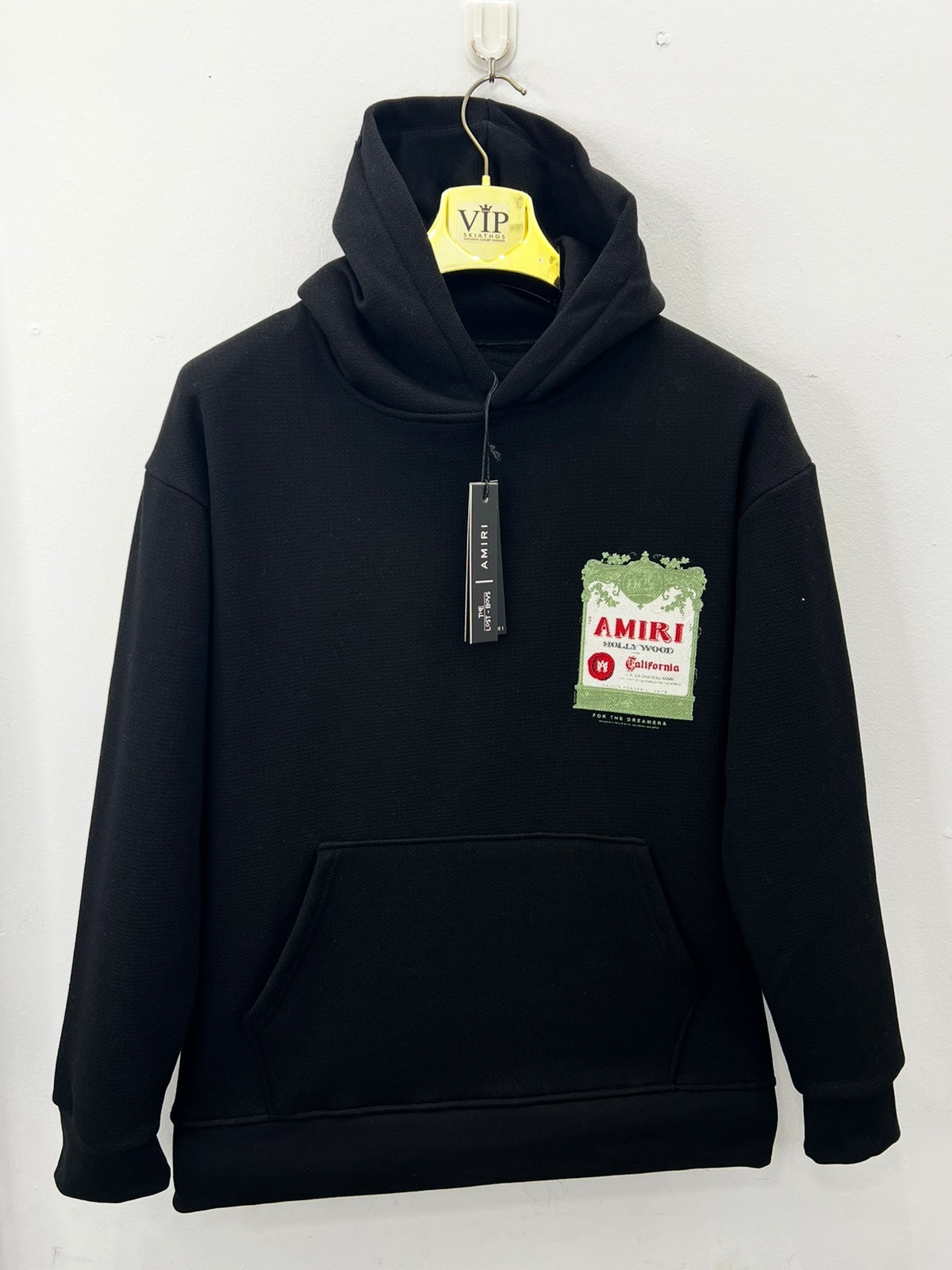 3A Hoodie Amiri Μαύρο OverFit