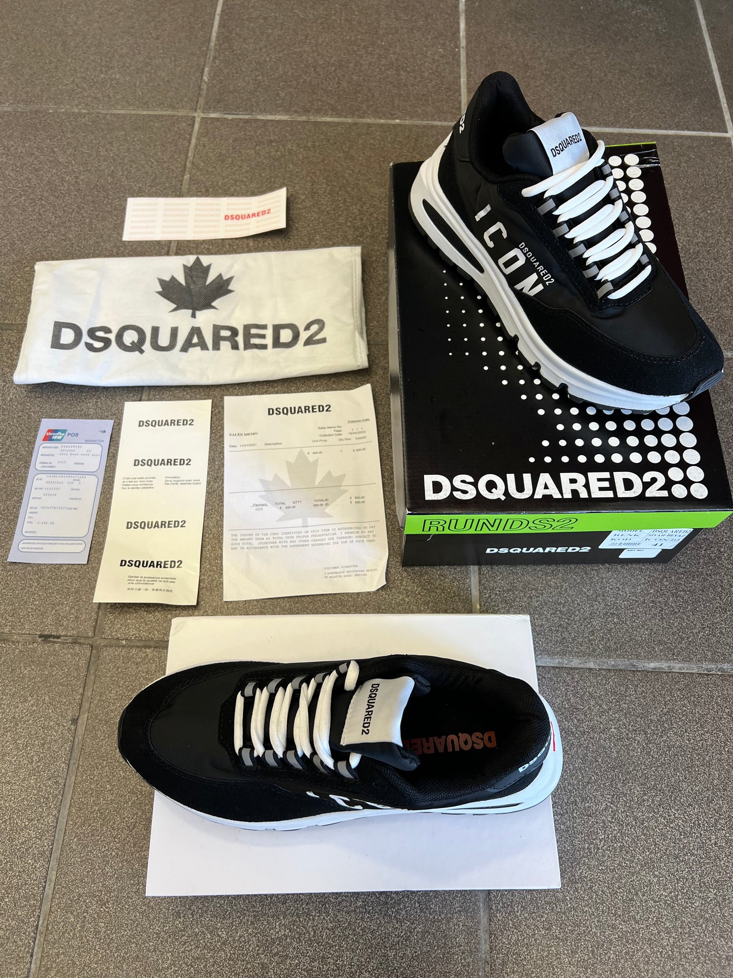 Dsquared2 Sneaker Μαύρο