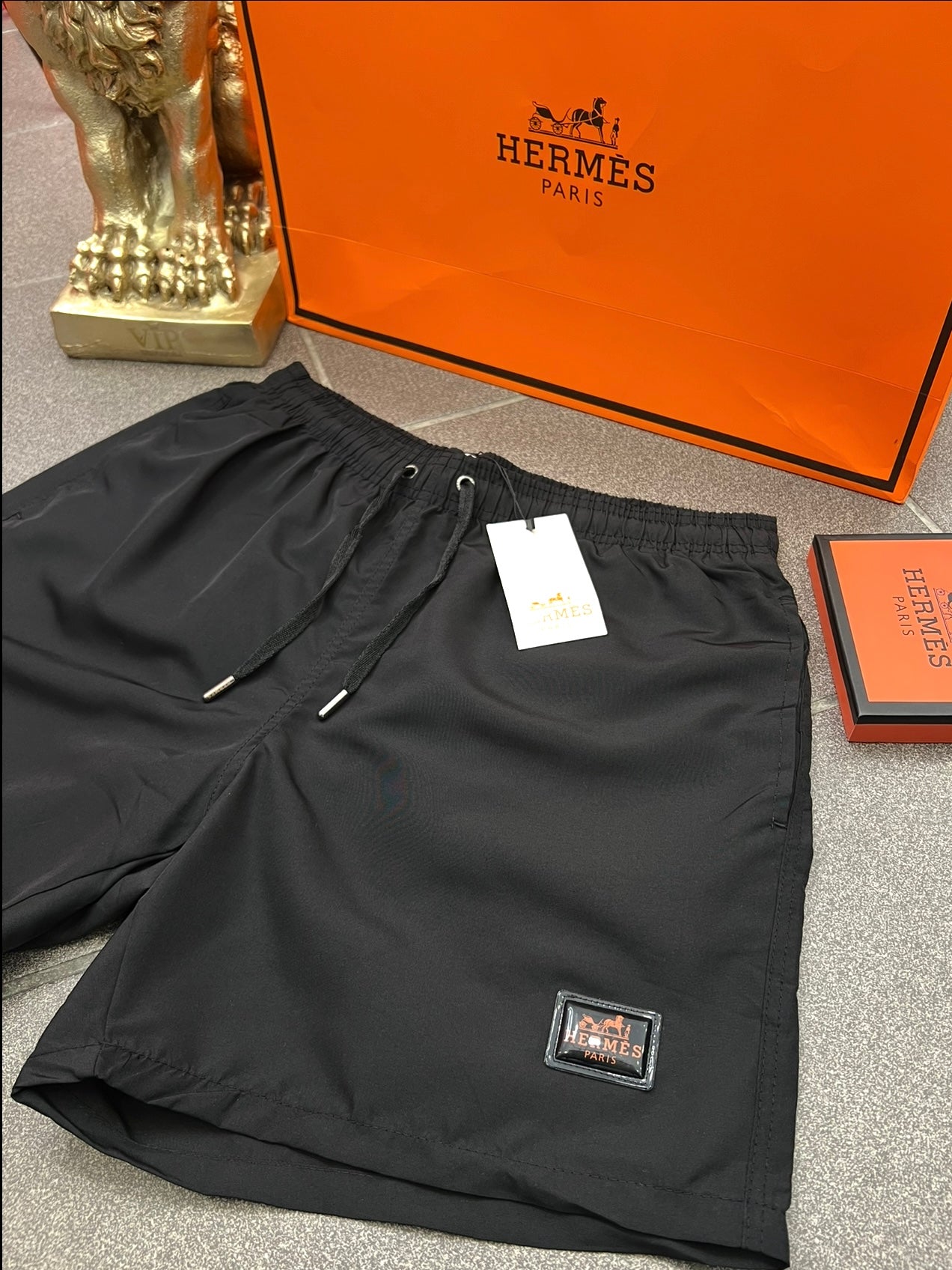 Hermes Μαγιό Black Swimwear