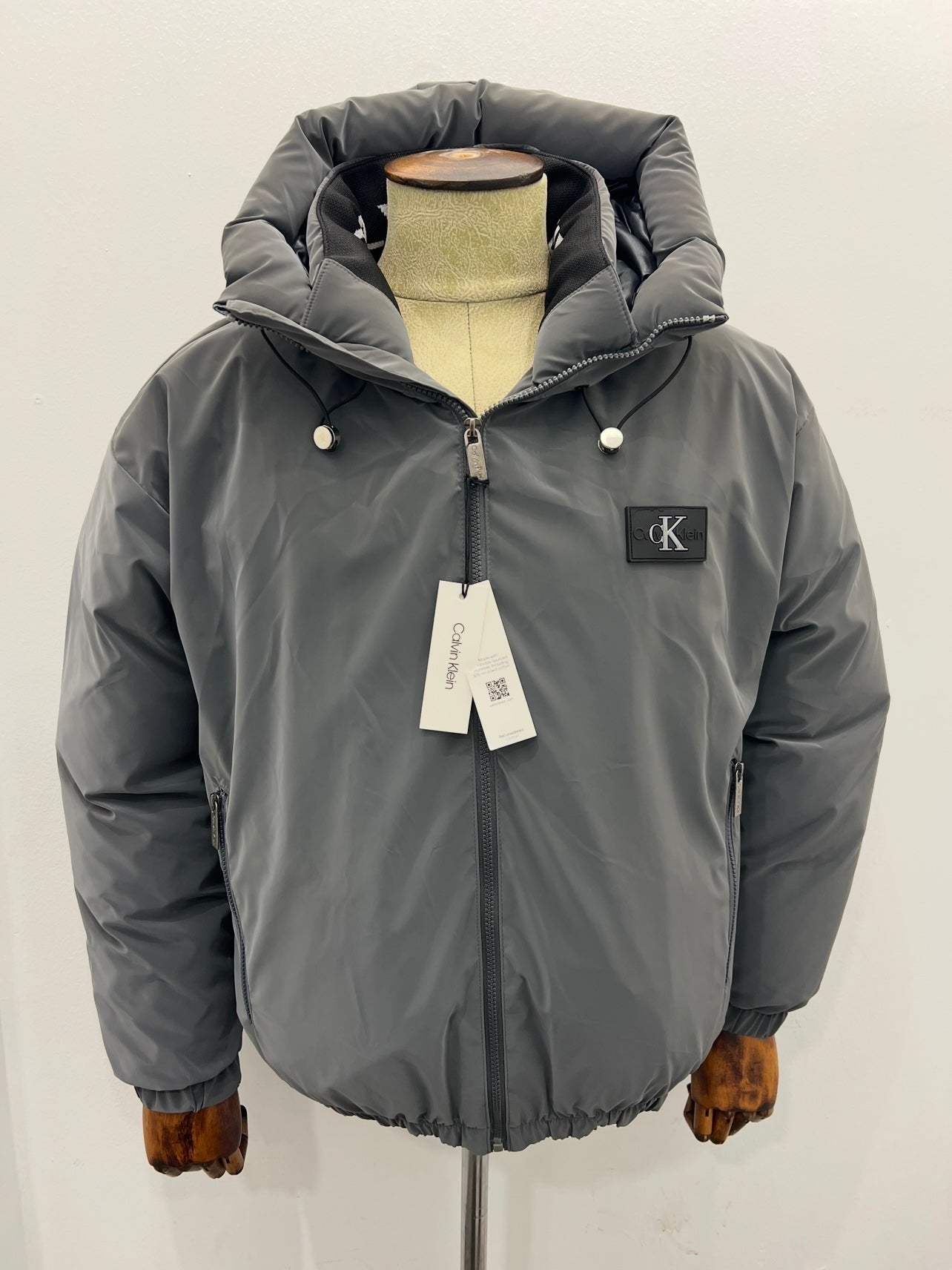Jacket Γκρί Calvin Klein Wind/WarerProof 3A’