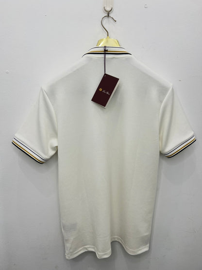 Polo Μπλούζα 3A Loro Piana Άσπρη