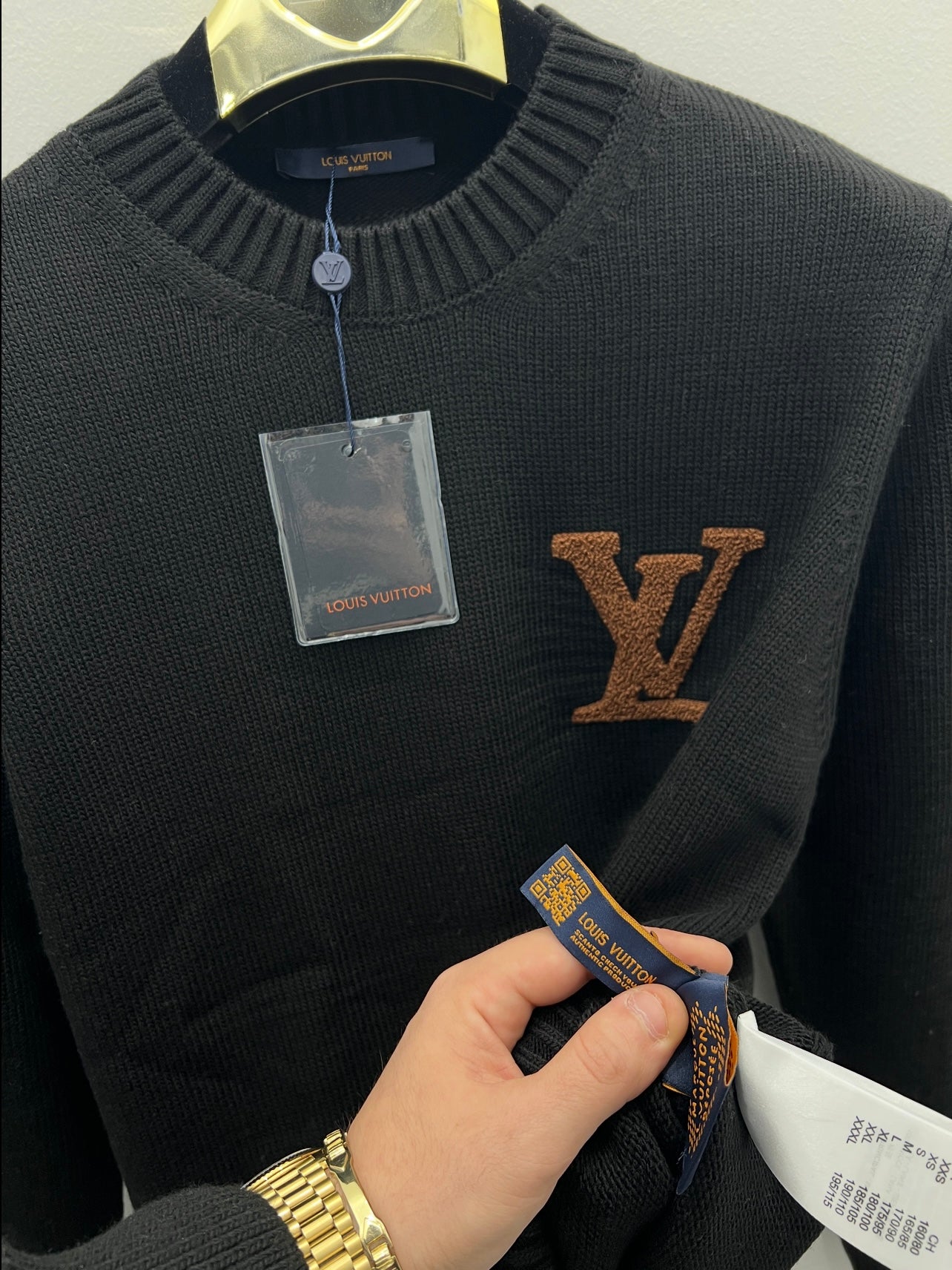 Sweater Πλεκτό LvN Μαύρο 3Α