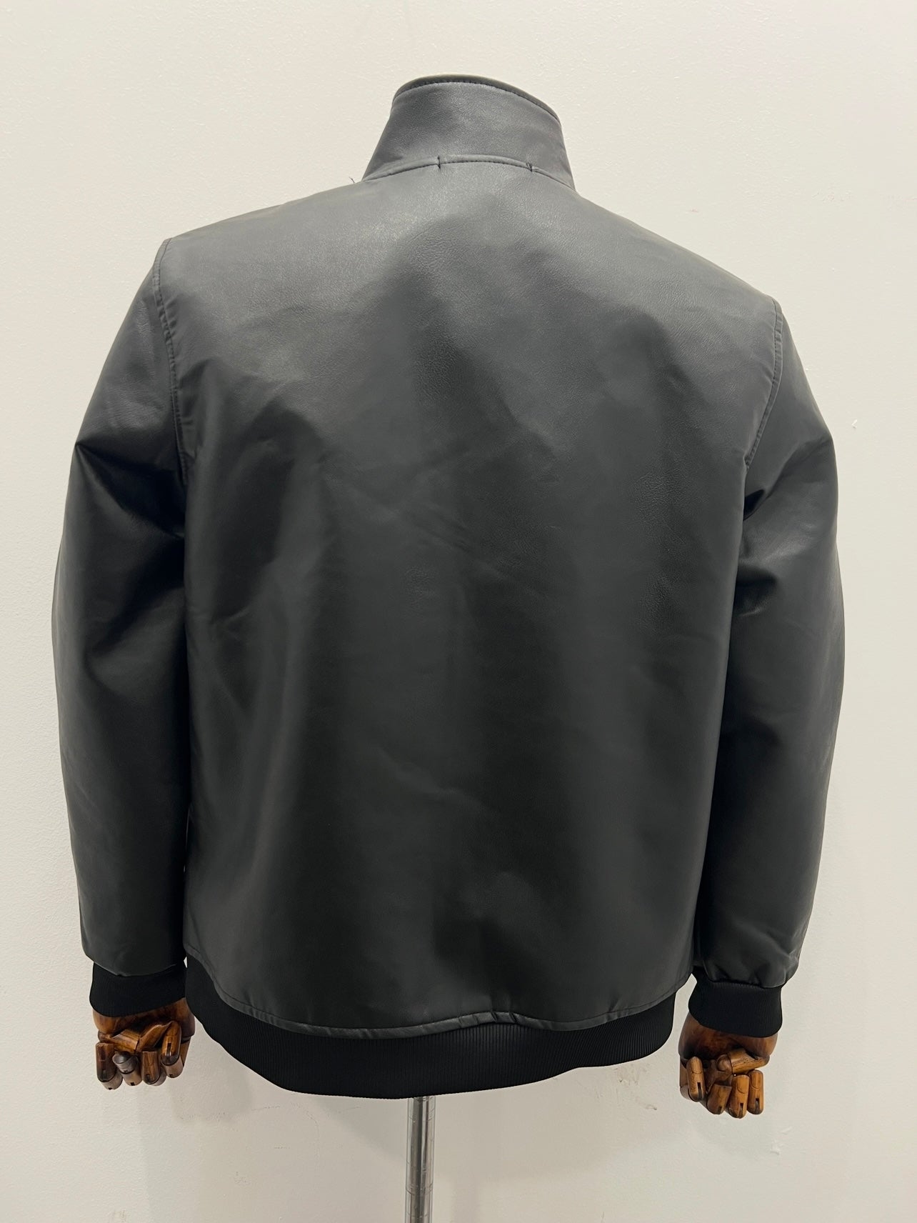 Leather Jacket Μαύρο Dolce & Gabbana