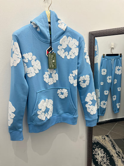 Σετ Φόρμας Denim Tears The Cotton Wreath Over Size Γαλάζιο