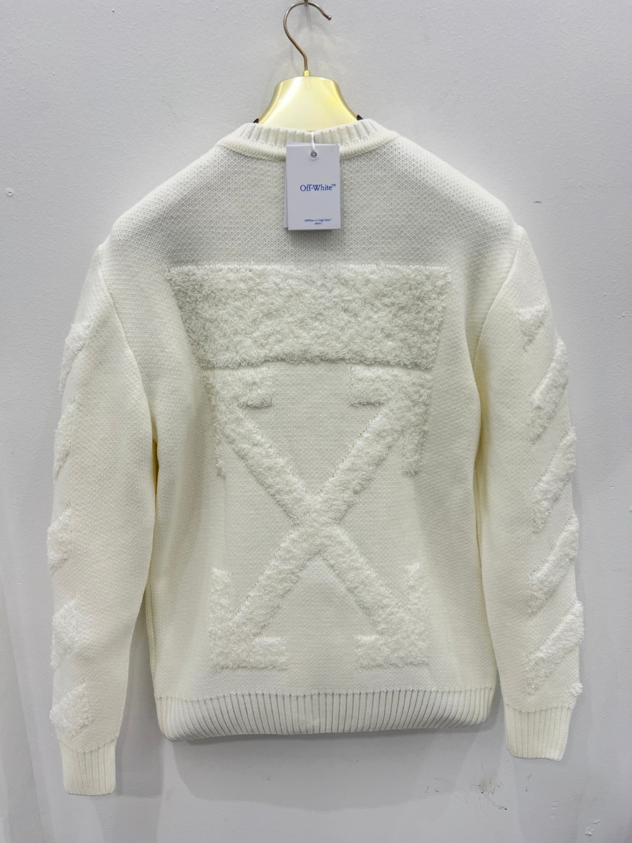 Sweater Πλεκτό Off White Άσπρο 3Α