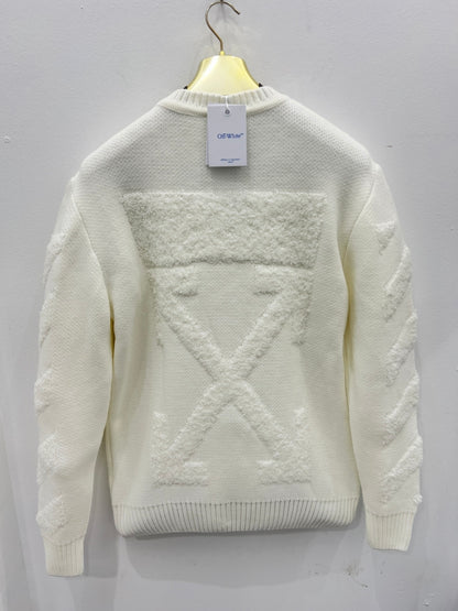 Sweater Πλεκτό Off White Άσπρο 3Α