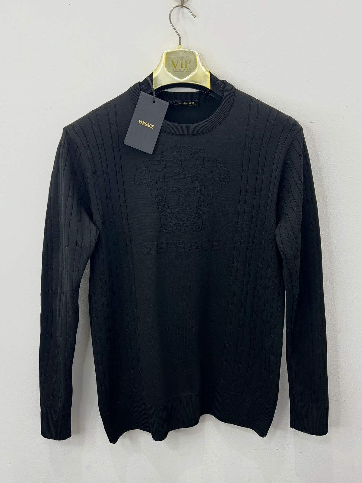 Sweater Versace Μαύρο Cotton