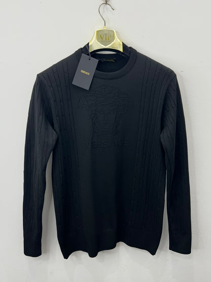 Sweater Versace Μαύρο Cotton