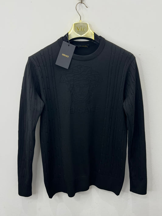 Sweater Versace Μαύρο Cotton