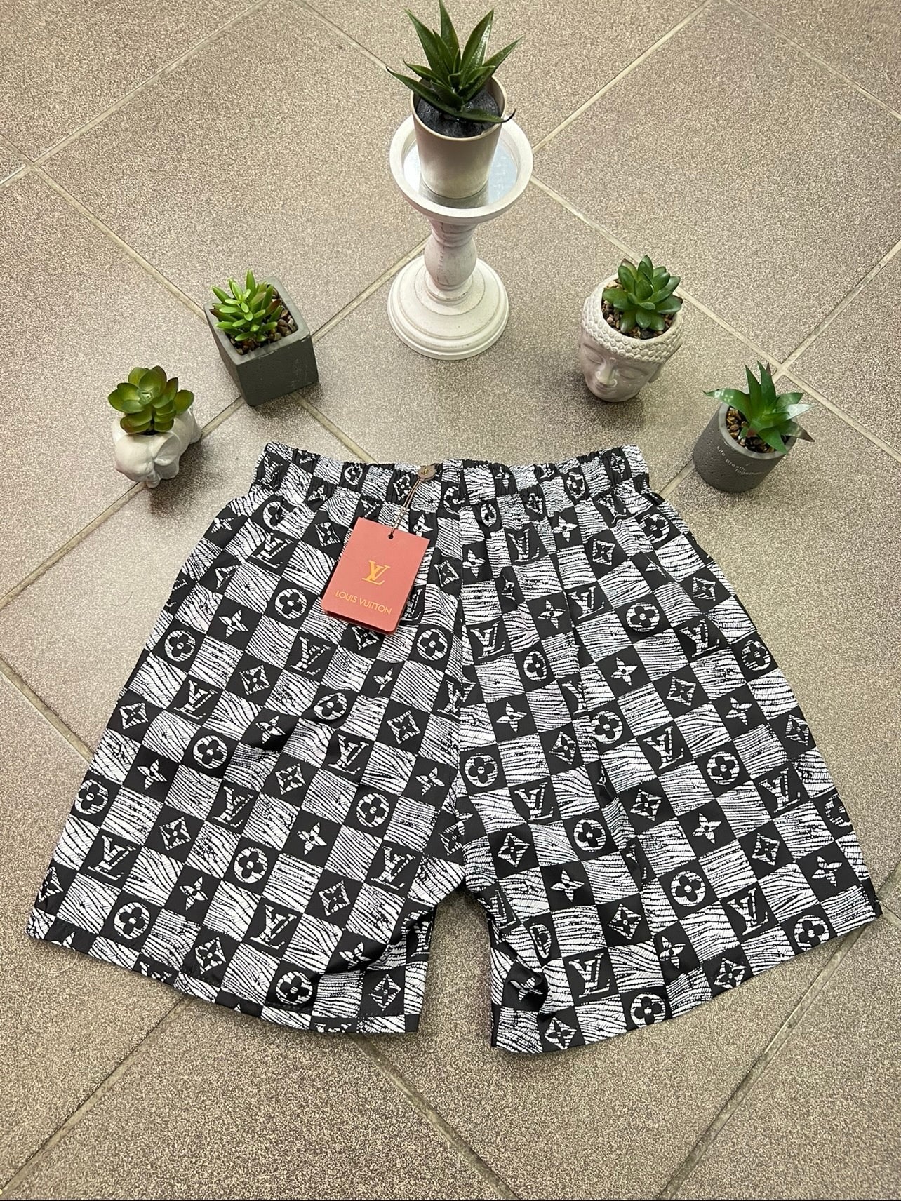 LV Μαγιό Grey/Black Swimwear