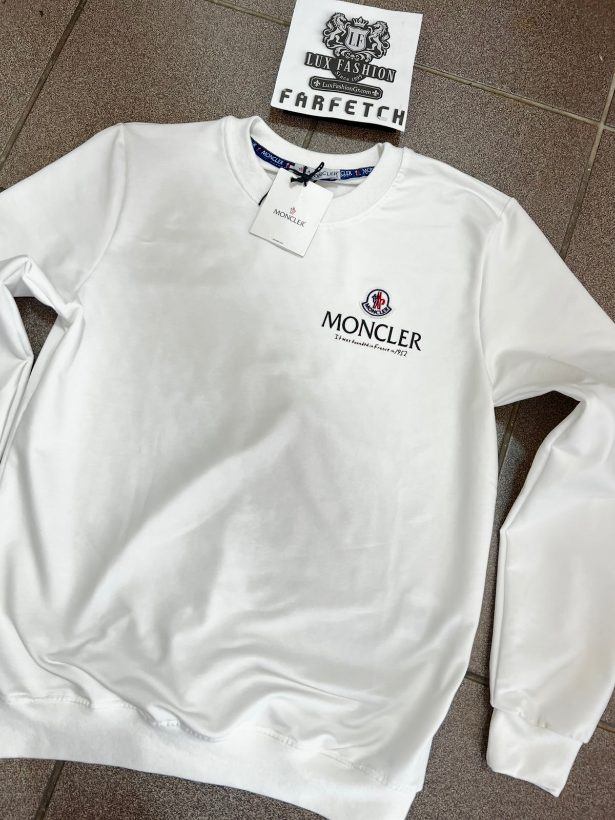 Μπλούζα Moncler LongSleeve Άσπρη