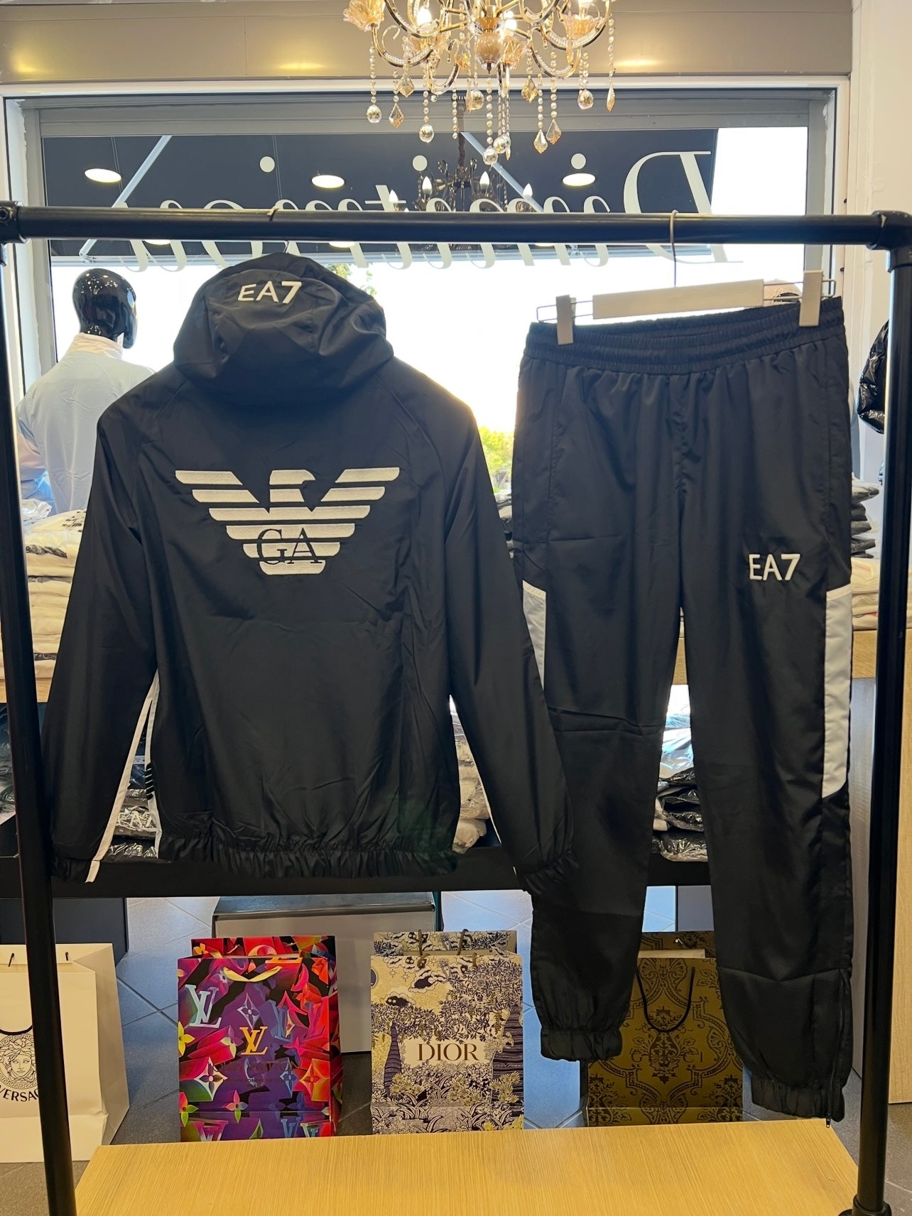 Σετ Φόρμας Armani Μαύρο EA7