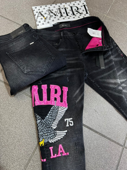 Jean Παντελόνι Amiri L.A Black Eagle