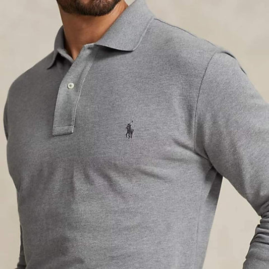 Raulph Lauren Longsleeve Shirt Polo Grey