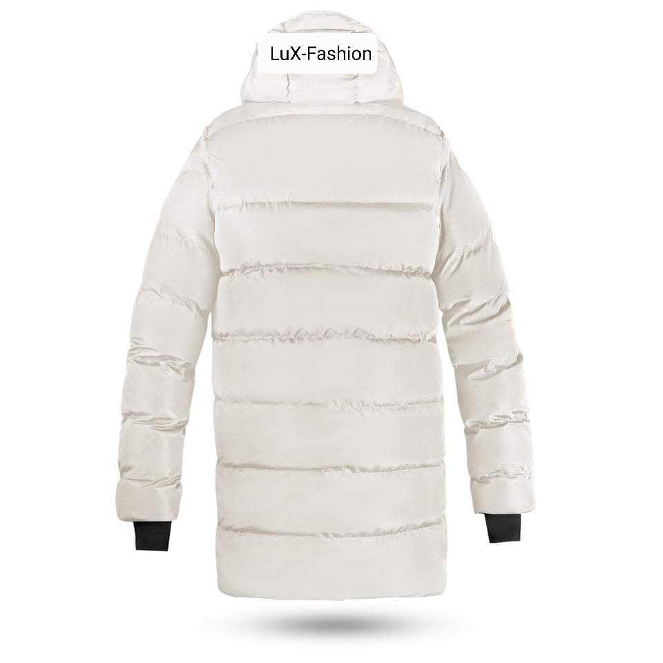 Μακρύ Μπουφάν Puffer Coat Moncler White