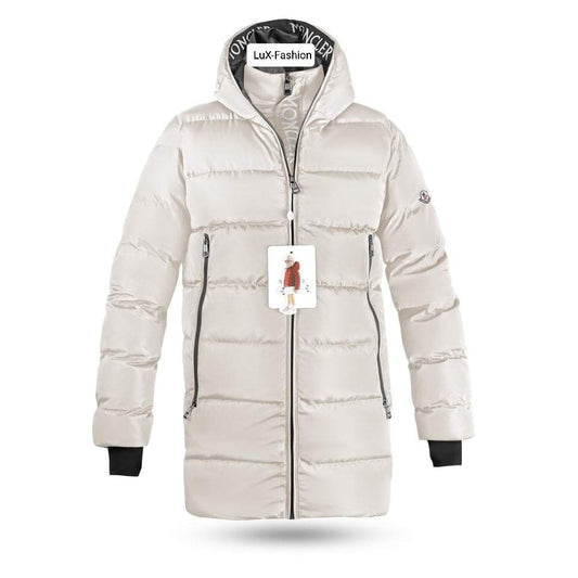 Μακρύ Μπουφάν Puffer Coat Moncler White