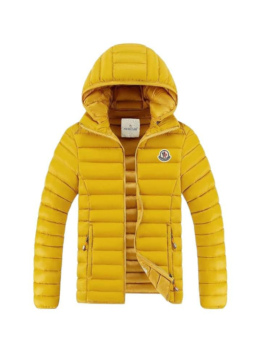 Puffer Εποχιακό Moncler Μπουφάν Mustard Jacket