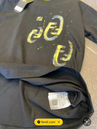 3Α T-Shirt Fendi Over Fit Black FR