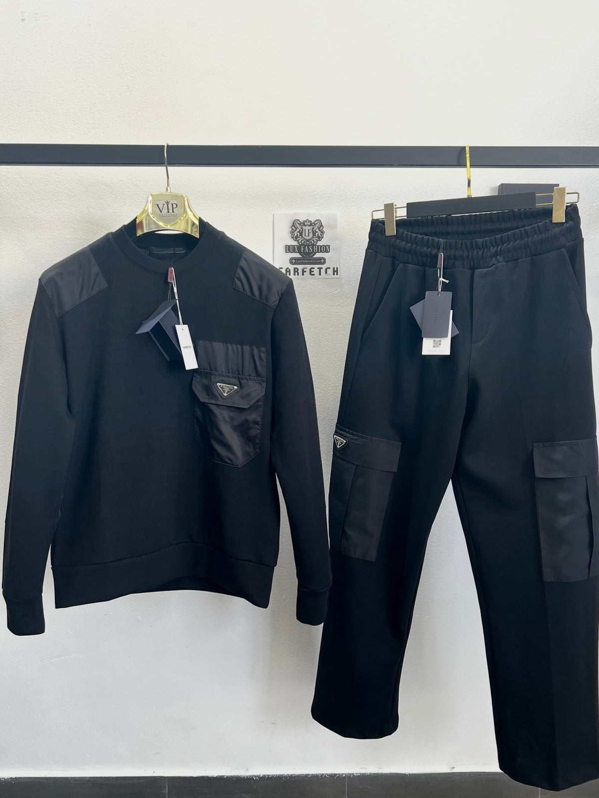 3A Σετ Prada Cargo Ultra Tracksuit Black