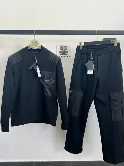3A Σετ Prada Cargo Ultra Tracksuit Black