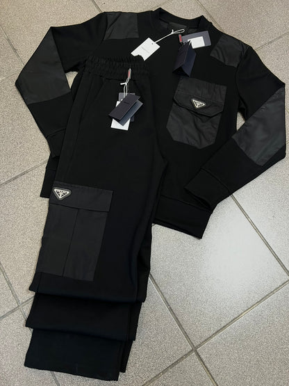 3A Σετ Prada Cargo Ultra Tracksuit Black