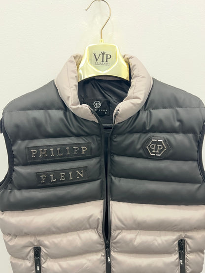 Vest Γιλέκο Philip Plein Αμάνικο Μπέζ