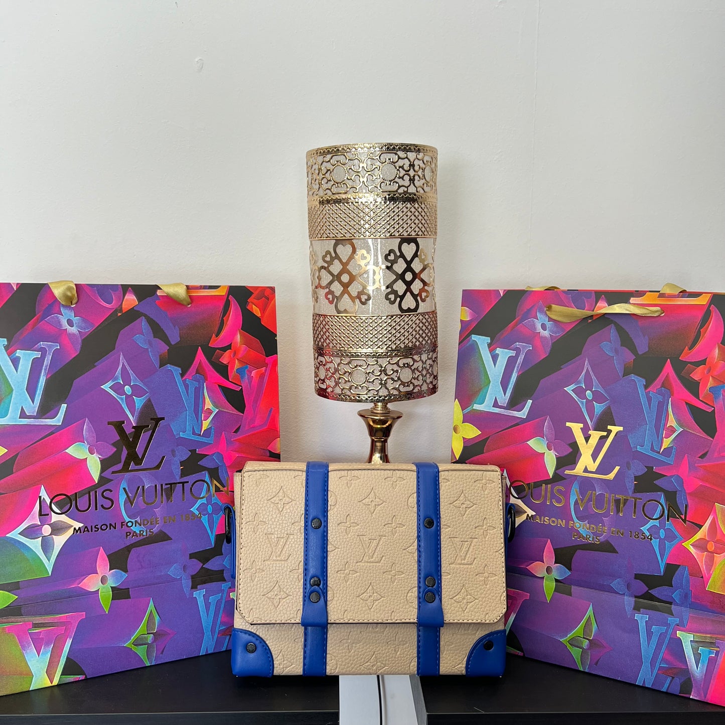 Soft Messenger LV Τσαντάκι Μπέζ