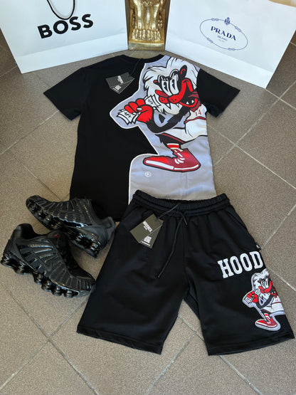 Σετ 3Α HoodRich Μαύρο