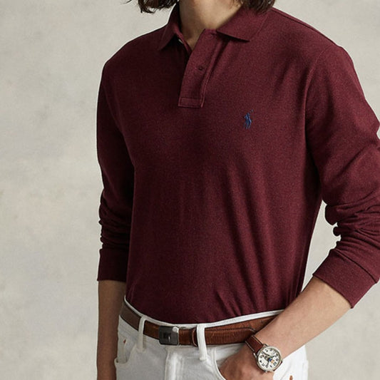 Raulph Lauren Longsleeve Shirt Polo Red