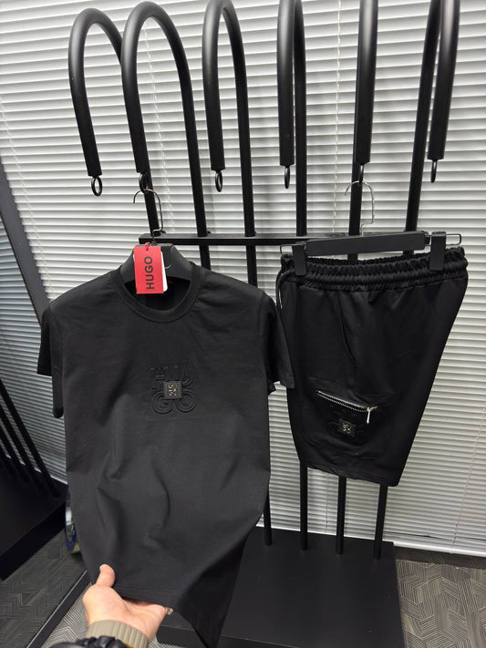 Σετ Hugo Boss Summer Tracksuit Μαύρο