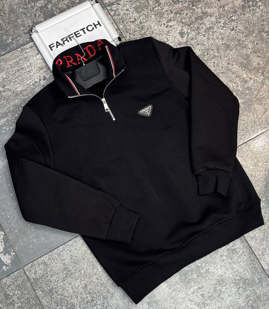 Φούτερ Prada Μαύρο Fleece