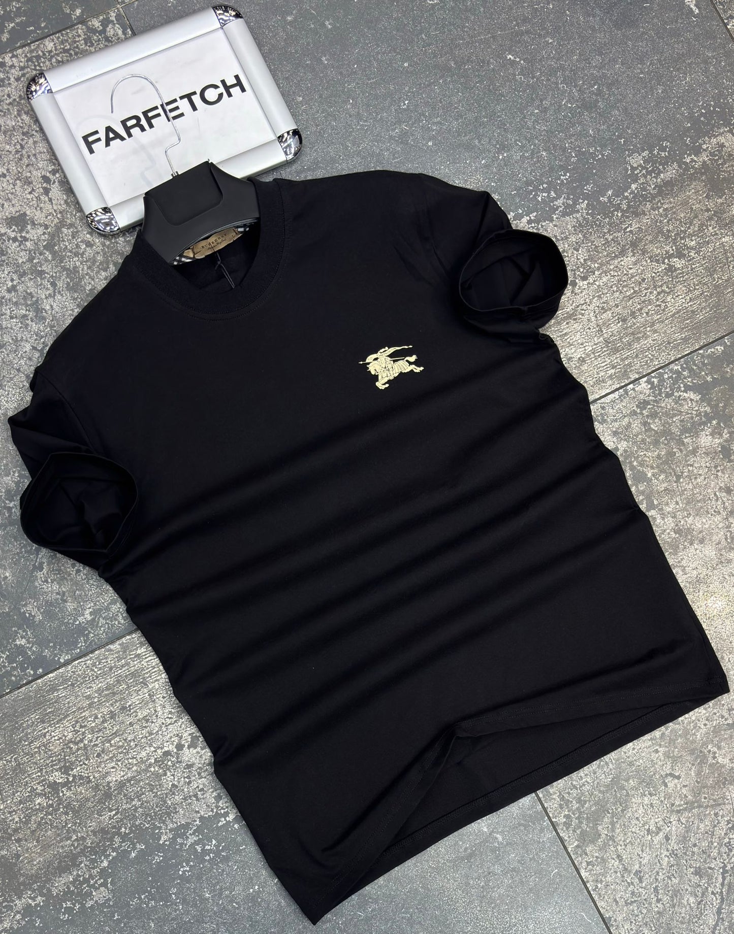 T-Shirt Μπλούζα Burberry Μαύρη