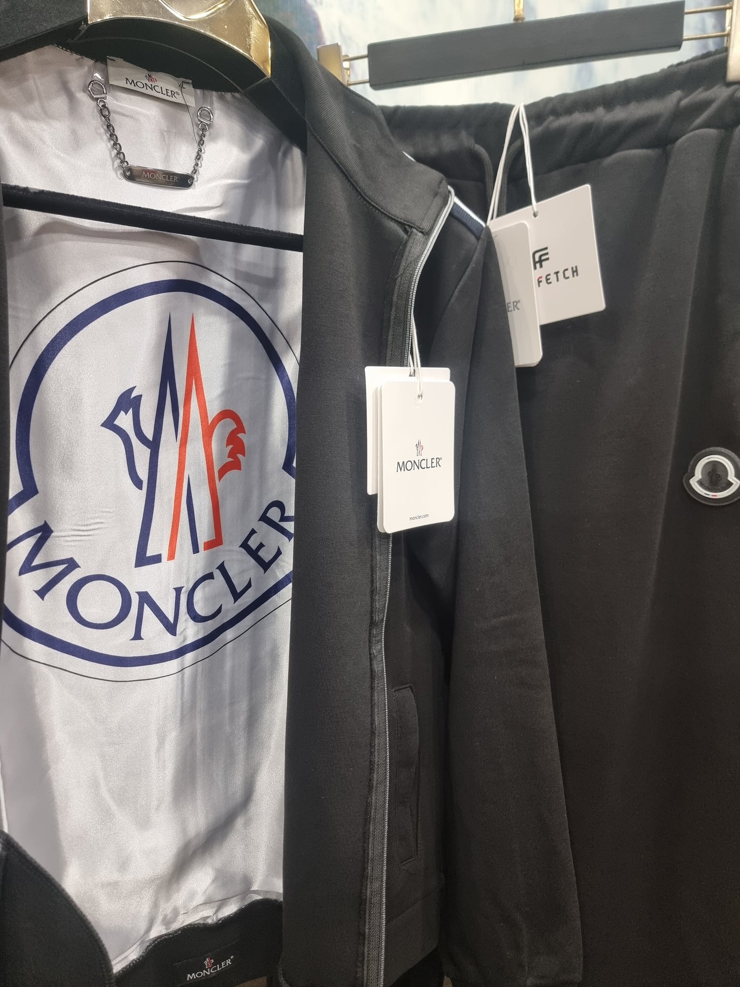 Tracksuit Moncler Black Rainbow